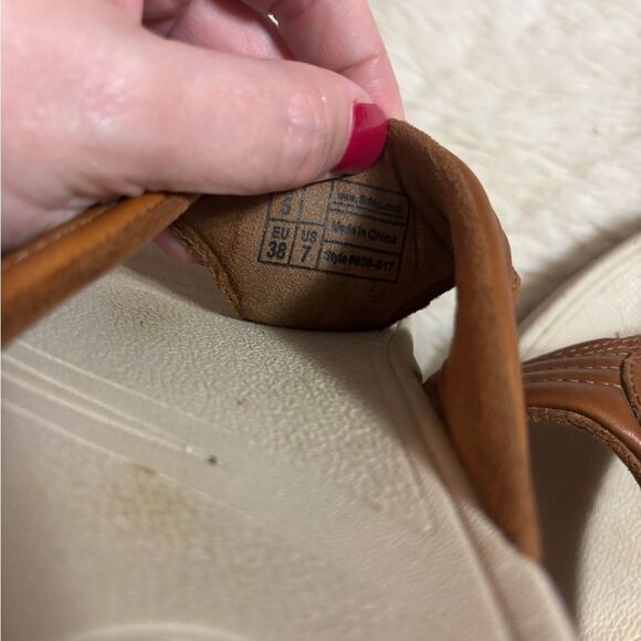 Fitflop Brown Slide Sandals - Picture 2 of 5